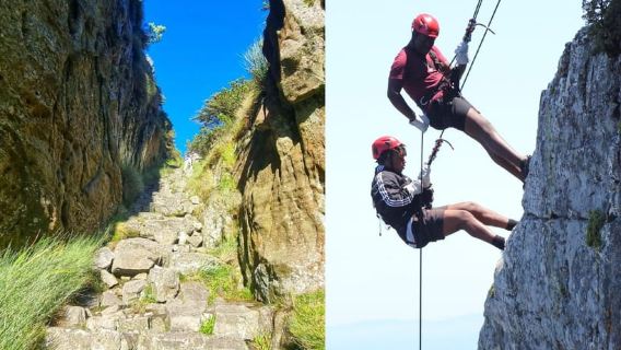 Cape Town: Abseil dan Pendakian di Table Mountain