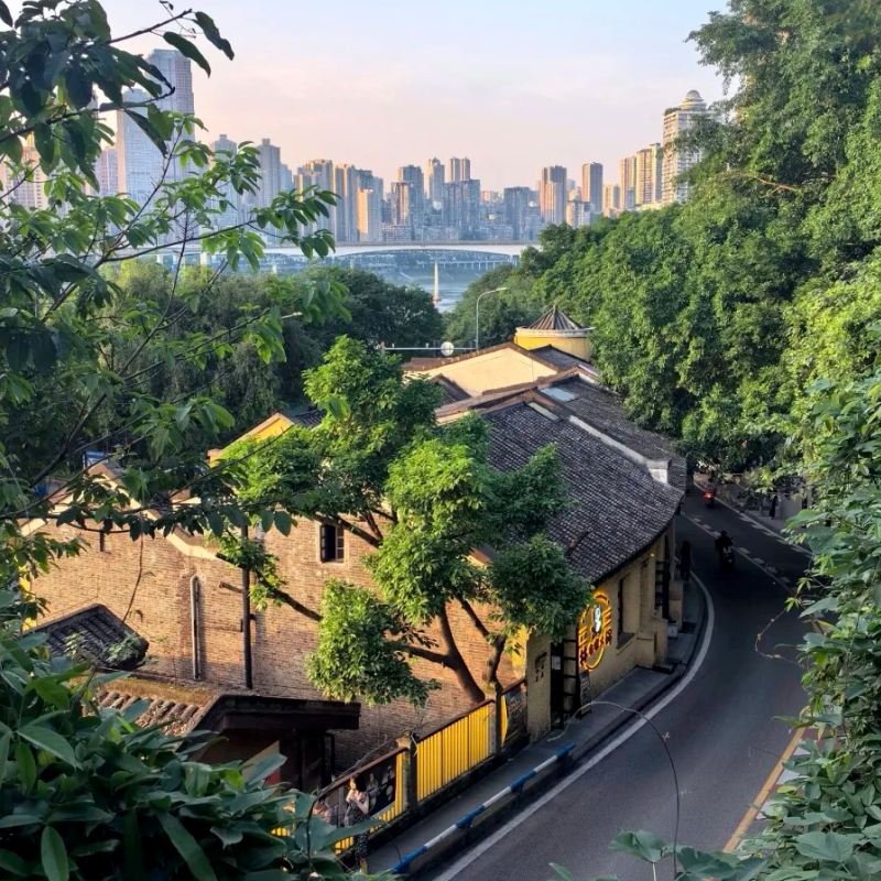 Popular Chongqing citywalk route: Eling Park to Liziba half-day tour