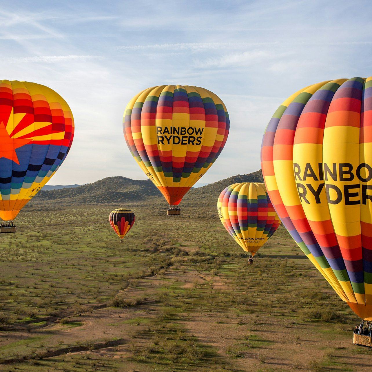피닉스: 가이드와 함께하는 일출 열기구 투어