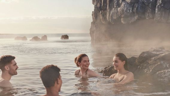 Fagradalsfjall Volcano & Sky Lagoon: Spa Entry + Hiking Tour from Reykjavik