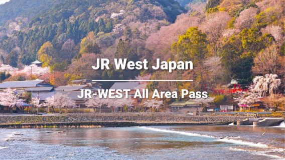 JR PASS West Japan All-Area Rail Pass 7 Tage (E-Ticket)