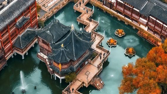 【精緻私家團】上海豫園+城隍廟2小時趣味人員導覽+高清耳麥