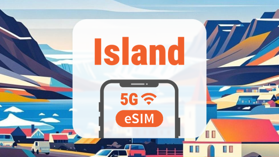 Island 5G eSIM | Dobbelt netværk • Alle AI & TikTok | 1–30 dage | QR-kode