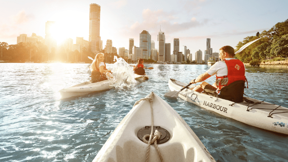 Brisbane: Guidet kajaktur på flod
