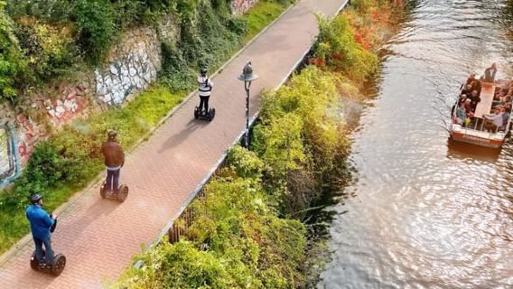 Leipzig: Segway-Brückentour, Fahrspaß entlang der Sehenswürdigkeiten
