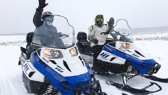 Fairbanks Snowmobile Adventure from North Pole