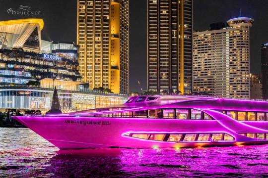 泰国曼谷 富裕号 夜游湄南河游船票 【椰皮旅行】The Opulence Dinner Cruise