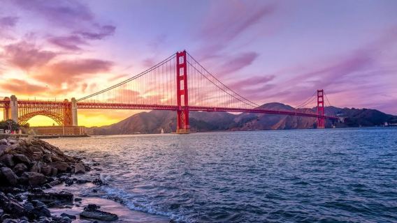 ทัวร์วันเดียว/ทัวร์หลายวัน ซานฟรานซิสโก + มหาวิทยาลัยสแตนฟอร์ด + ซิลิคอนวัลเลย์ + ไชนาทาวน์ซานฟรานซิสโก + สะพานโกลเดนเกต พร้อมภาษาจีนและภาษาอังกฤษ