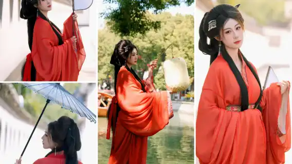 上海朱家角漢服拍攝體驗(漢服租賃+可選攝影師外景跟拍體驗+服裝精美多樣+優質服務+高品質服裝)