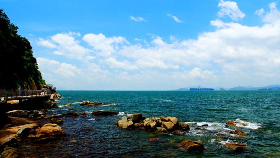 Shenzhen Day Tour: Dameisha, Golden Coast Yacht, and Diwang Building (Private or Group Tour Available)