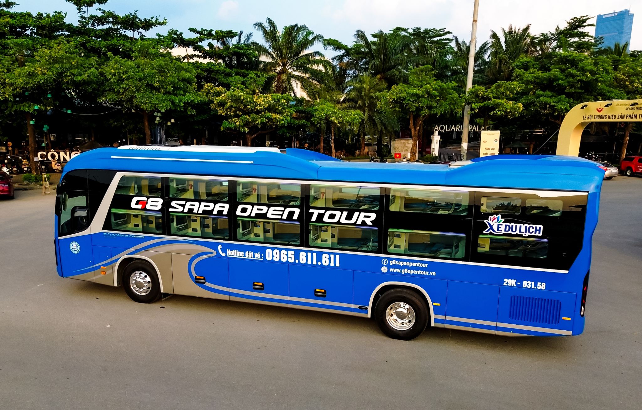 Hanoï - Da Nang - Hội An : Bus couchette VIP G8 Open Tour [Officiel]