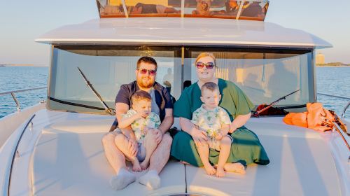 Dubai Luxury Yacht 2/3 Hours Shared Tour with BBQ & Soft Drinks-Sunset/Party/Jet Ski Optional Transport Passes 2