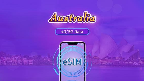 Australia|5G/4G eSIM|Pacchetto giornaliero/di dati|addebito in giorni di calendario|1-30 giorni|Codice QR