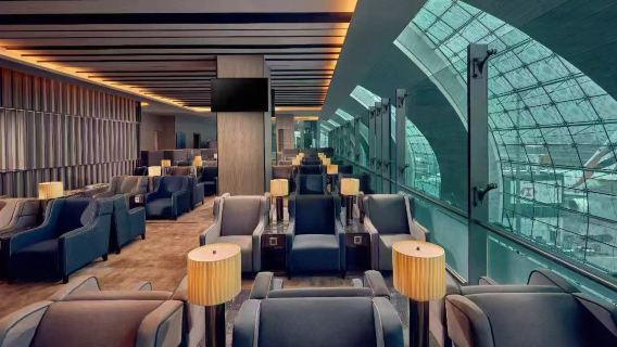 Услуги зала ожидания Plaza Premium в международном аэропорту Дубая (DXB)