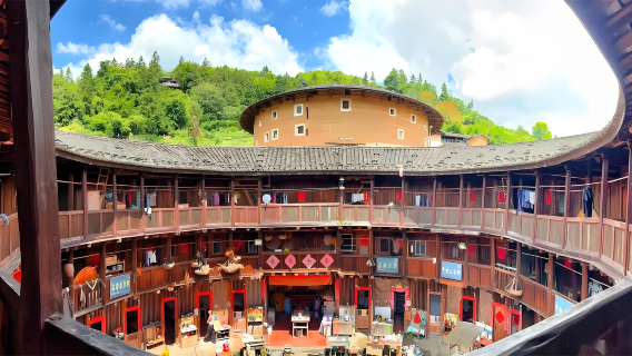 Xiamen to Tianluokeng Tulou, Yuchanglou, and Taxia Village - 1-Day Chinese-Speaking Group Tour