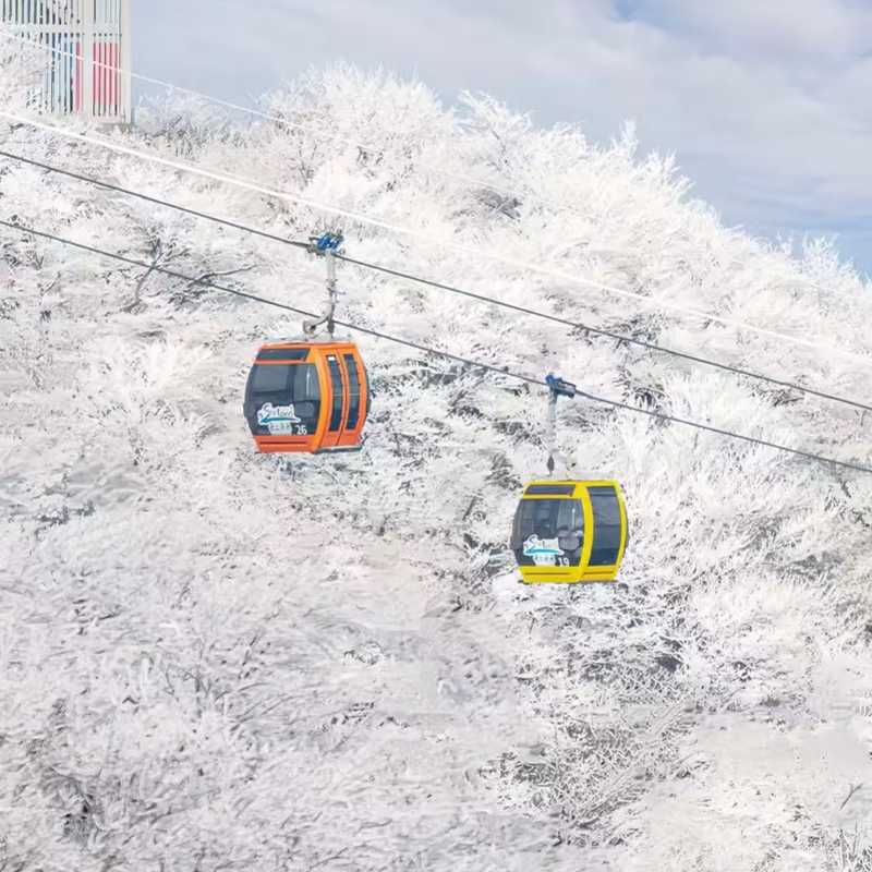 Hangzhou - Sky Land Ski Slope shared transfer round-trip shuttle bus same price for all visitors
