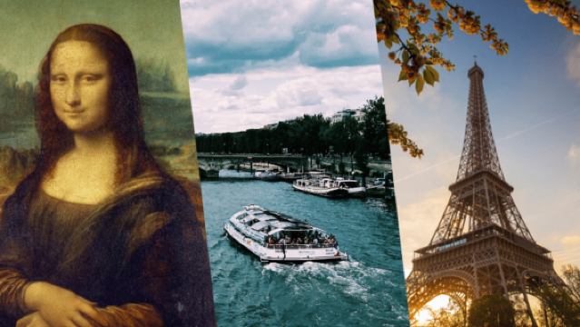 Paris: Louvre/Eiffelturm & Seine-Schifffahrt – Ticket mit Zeitfenster