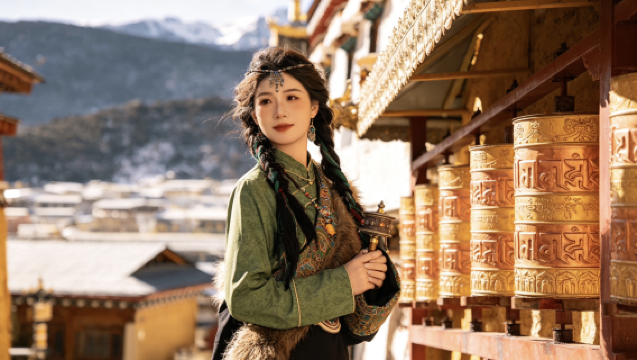 Excursión de un día a Shangri-La y el desfiladero del Salto del Tigre [Rueda de oraciones + Banquete del Tusi + Bandera de oraciones gigante + Autopista de regreso]