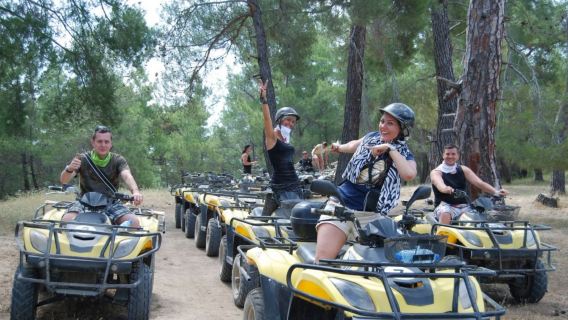 Ekskursi Sepeda Quad Hutan Antalya dengan Penjemputan Hotel