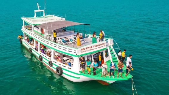 1-day tour to Phu Quoc Island, Roi island and Fingernail Island/May Rut island - island hopping to 2 islands with fishing, snorkeling and lunch