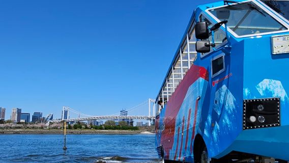 Tokyo Odaiba Yokohama Amphibious Bus Sightseeing Boat Sky Duck