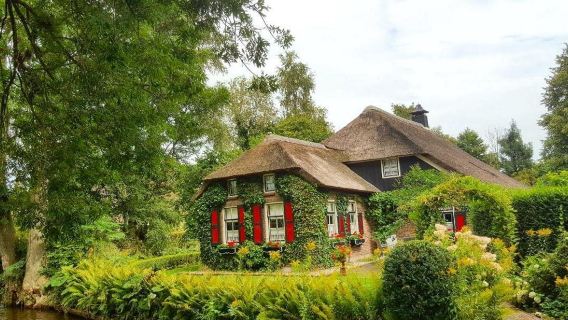 Passeio de um dia para a Vila de Giethoorn e os Pôlderes Holandeses | Ida e volta de Amsterdã