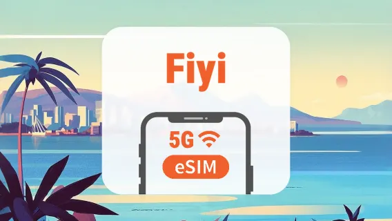 Fiyi eSIM | Apps de IA y TikTok | 1–30 Días | Código QR