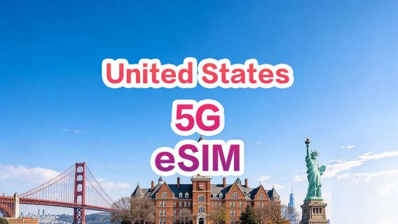 [Stany Zjednoczone] 5G | eSIM do internetu | Wybór od 1 do 30 dni | Natychmiastowa aktywacja | Obsługa hotspotu | Kod QR