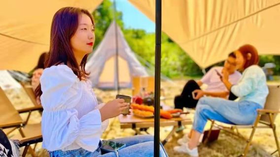 深圳名馬軒露營營地·不過夜露營【天幕+下午茶/烤肉（團隊建設可定制優選不過夜露營）】