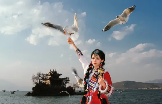 大理白族自治州洱海旅拍Trip Moments【網紅天空之鏡Trip Moments/民族寫真/環洱海跟拍/吉普車Trip Moments】