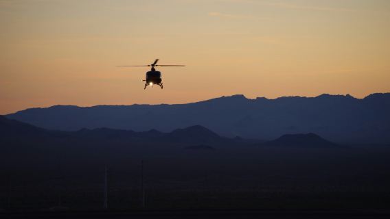 Grand Canyon: Sunset Helicopter Tour with Canyon Floor Landing + Champagne