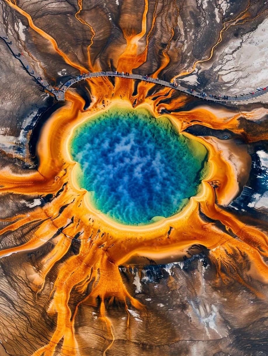 黃石國家公園大稜鏡+老忠實間歇泉+牽牛花池+黃石湖【包車一日遊】