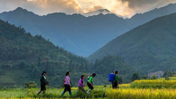 HANOI -SAPA-LAOCHAI- TAVAN – GIANG TA CHAI – HANOI 2D1N (Overnight at homestay in Ta Van