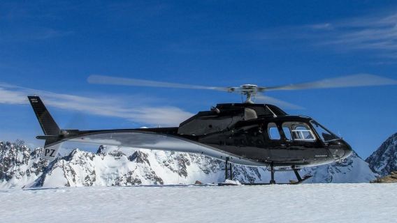 Visite panoramique en hélicoptère du glacier Aoraki/Mont Cook en Nouvelle-Zélande - 55 minutes en hélicoptère - Atterrissage sur le glacier Tasman inclus