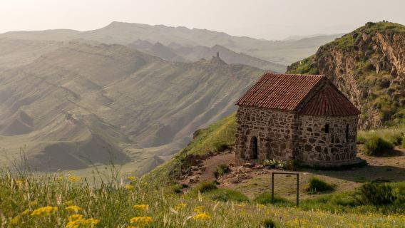 Georgischer Natur- und Geschichts-Tagesausflug: Regenbogenberge + Dawit-Kloster + Kapatasee