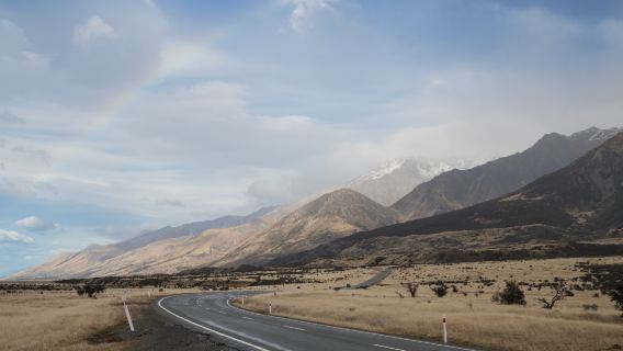 Новая Зеландия, Крайстчерч, Текапо, гора Кука, Квинстаун, однодневный тур по живописным местам на туристическом автобусе