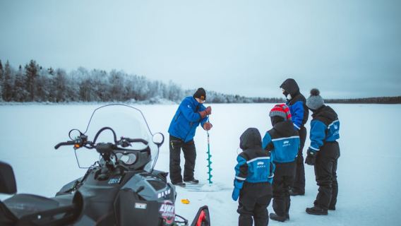 Rovaniemi: Snowmobiling and Ice Fishing