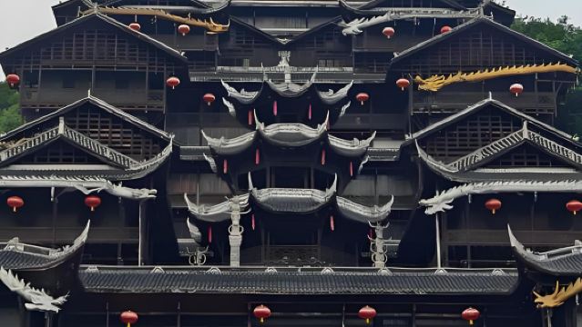 重慶烏江畫廊+龔灘古鎮+九黎城一日來回【專車接駁】