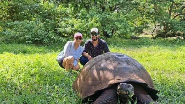 Giant Tortoises Tour, Lava Tunnels & Stop at Los Gemelos Craters”