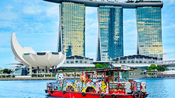 【Singapore River Cruise by WaterB】新加坡遊船觀光之旅克拉碼頭觀光遊船魚尾獅-濱海藝術中心-多組合可選