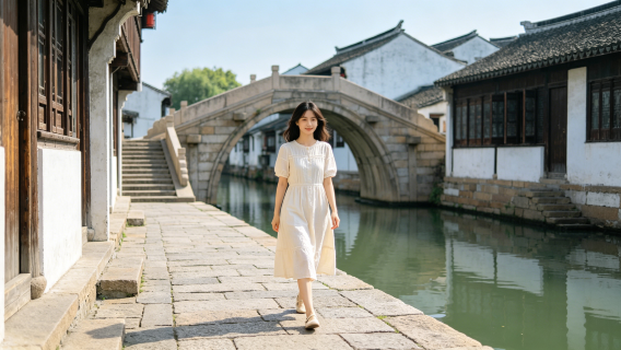 Trip Moments Shanghai [Bandar Lama Zhujiajiao | Fotografi Bandar Lama Jiangnan | Pilihan 1-5 jam]