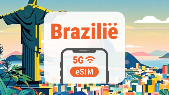 Brazilië 5G eSIM | AI & TikTok | 1–30 Dagen | QR-code