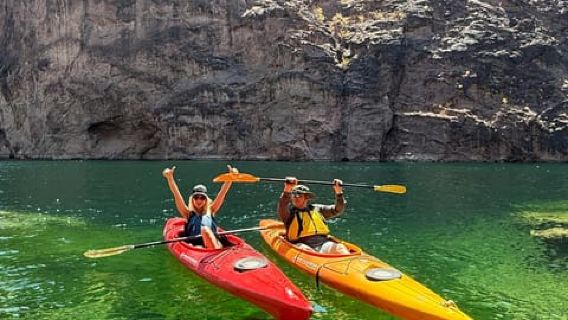 Las Vegas: Emerald Cave Guided Kayak Tour, Small Group