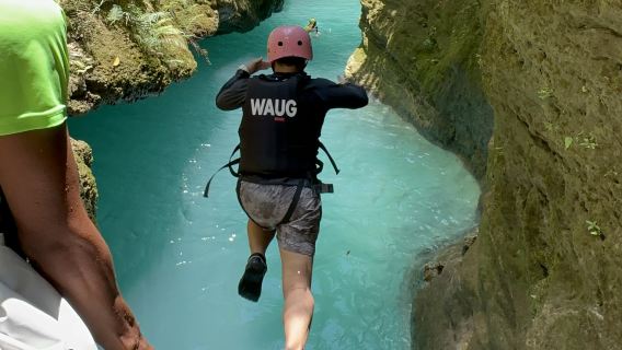 Philippines Cebu Moalboal Sardine Run + Kawasan Canyoneering One-Day Tour