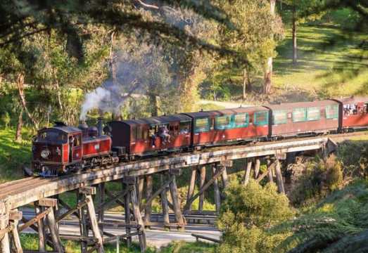 Classic itinerary! Puffing Billy Railway classic half-day tour with transfers - Chinese/English speaking driver guide option available AUD 168.15