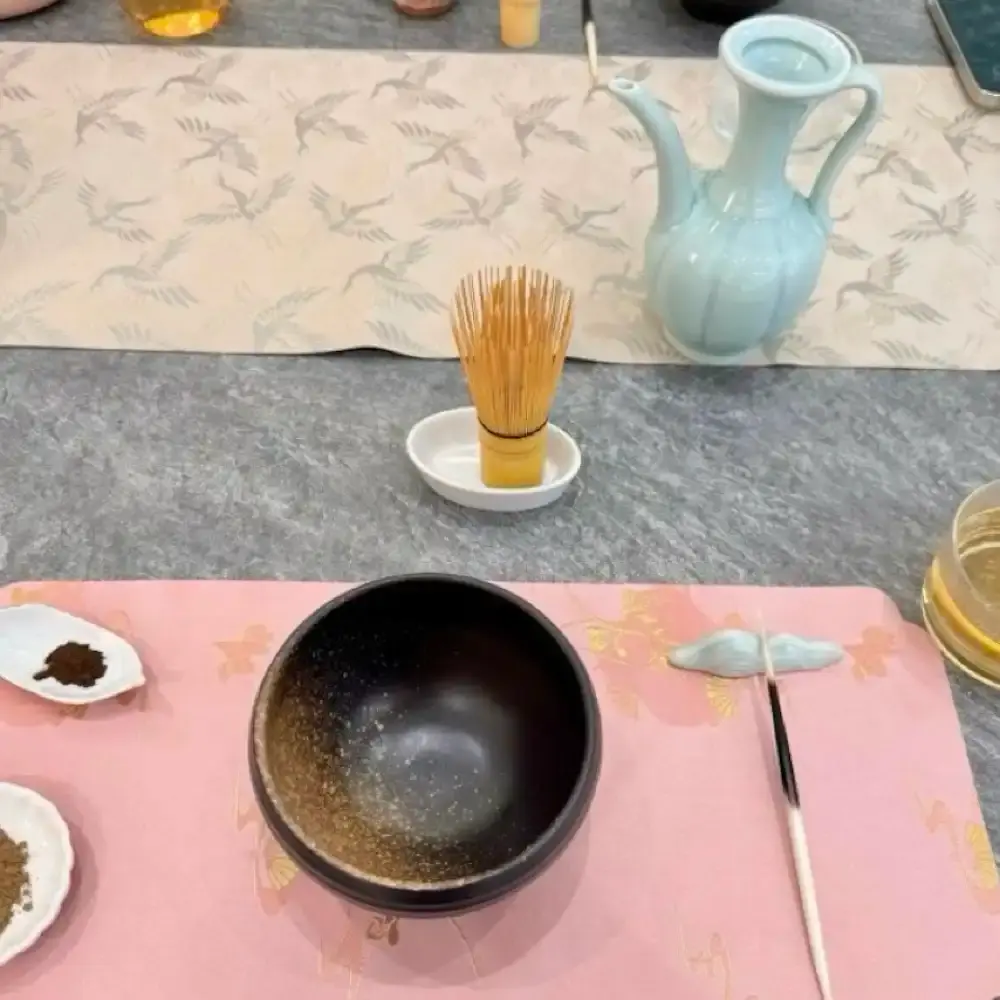美術館級 中国 宋代 唐物 茄子 文琳 丸壺 茶入 緞子仕覆 漆箱 木