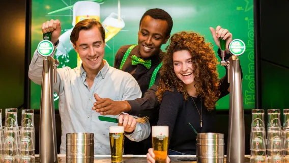Amsterdam: 1-Hr Sightseeing Cruise + Heineken Experience Entry