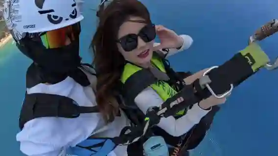 沙河河北沙河西西里滑翔傘滑翔傘飛行體驗【海拔520公尺,飛行時間4-10分鐘+贈送起飛影片】