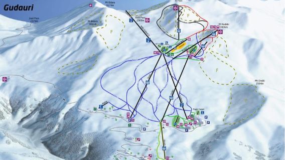 Ab Tiflis: Tagesausflug zum Skigebiet Gudauri