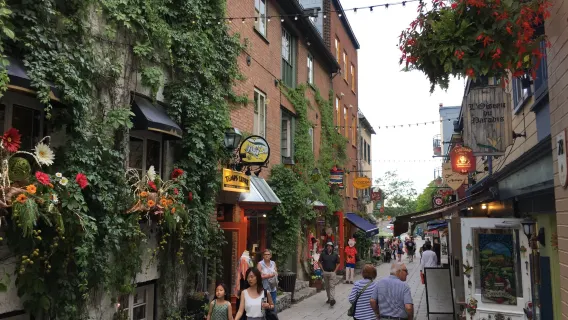 1-day tour to Old Quebec + Basilica of Notre-Dame de Québec + Funiculaire du Vieux-Québec + Petit Champlain